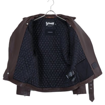 SCHOTT ショット ×COACH グラブタン ライダース ジャケット XS