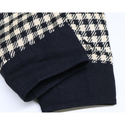 CHANEL シャネル ハウンドトゥース ヴィンテージ ショート ダブル ジャケット 9