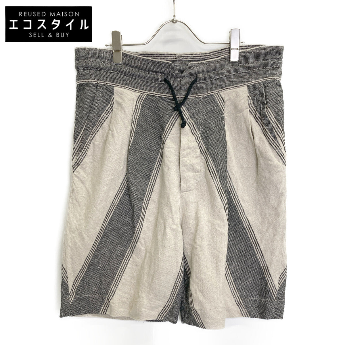 VIVIENNE WESTWOOD MAN ヴィヴィアンウエストウッドマン コットンリネン ワイドショーツ ボトムス 46