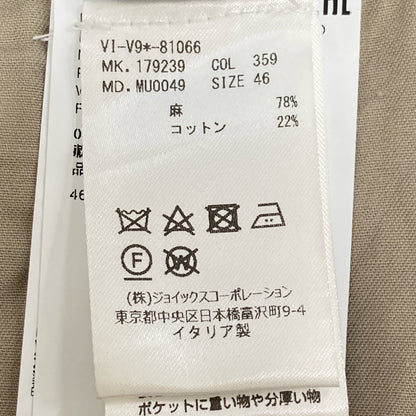 VIVIENNE WESTWOOD MAN ヴィヴィアンウエストウッドマン コットンリネン ワイドショーツ ボトムス 46