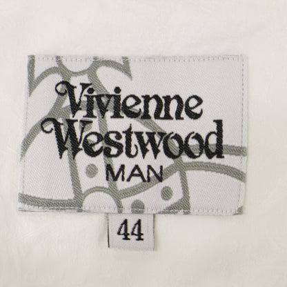 Vivienne Westwood ヴィヴィアンウエストウッド 白 ｺﾞﾌﾞﾗﾝ調 刺繍ｼｬﾂ トップス 44