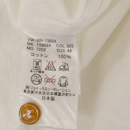 Vivienne Westwood ヴィヴィアンウエストウッド 白 ｺﾞﾌﾞﾗﾝ調 刺繍ｼｬﾂ トップス 44