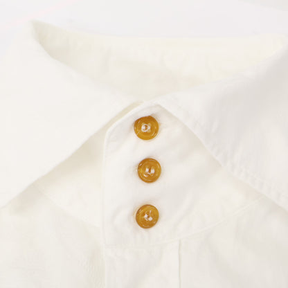 Vivienne Westwood ヴィヴィアンウエストウッド 白 ｺﾞﾌﾞﾗﾝ調 刺繍ｼｬﾂ トップス 44