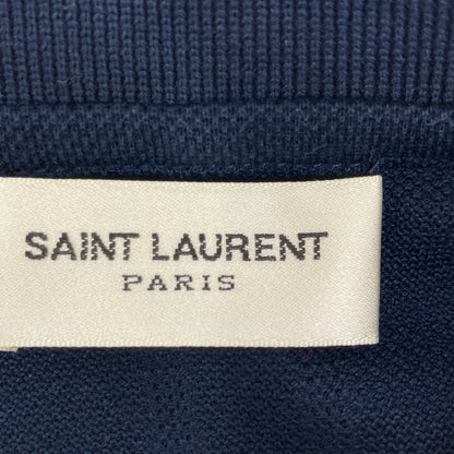 SAINT LAURENT PARIS サンローランパリ 343379 Y2ET1 ロゴ刺繍 シャツ M