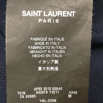 SAINT LAURENT PARIS サンローランパリ 343379 Y2ET1 ロゴ刺繍 シャツ M