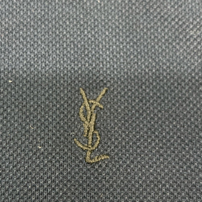 SAINT LAURENT PARIS サンローランパリ 343379 Y2ET1 ロゴ刺繍 シャツ M