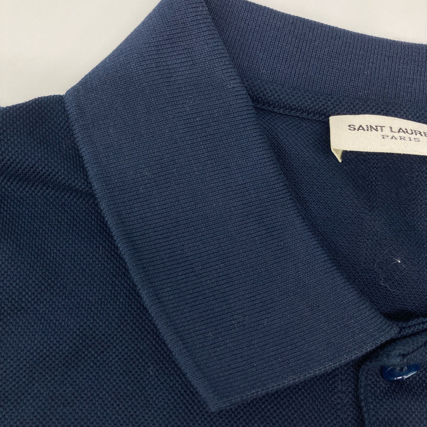 SAINT LAURENT PARIS サンローランパリ 343379 Y2ET1 ロゴ刺繍 シャツ M