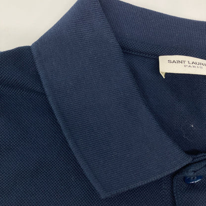 SAINT LAURENT PARIS サンローランパリ 343379 Y2ET1 ロゴ刺繍 シャツ M