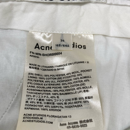 ACNE STUDIOS アクネ ストゥディオズ SHOR000004 ショーツ ハーフパンツ 34