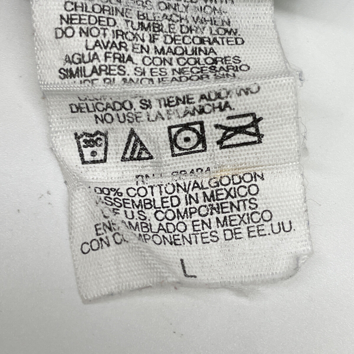 VINTAGE ヴィンテージ 【ｽﾀｰｳｫｰｽﾞ】00s ﾎﾜｲﾄ ｶｯﾄｿｰ トップス L