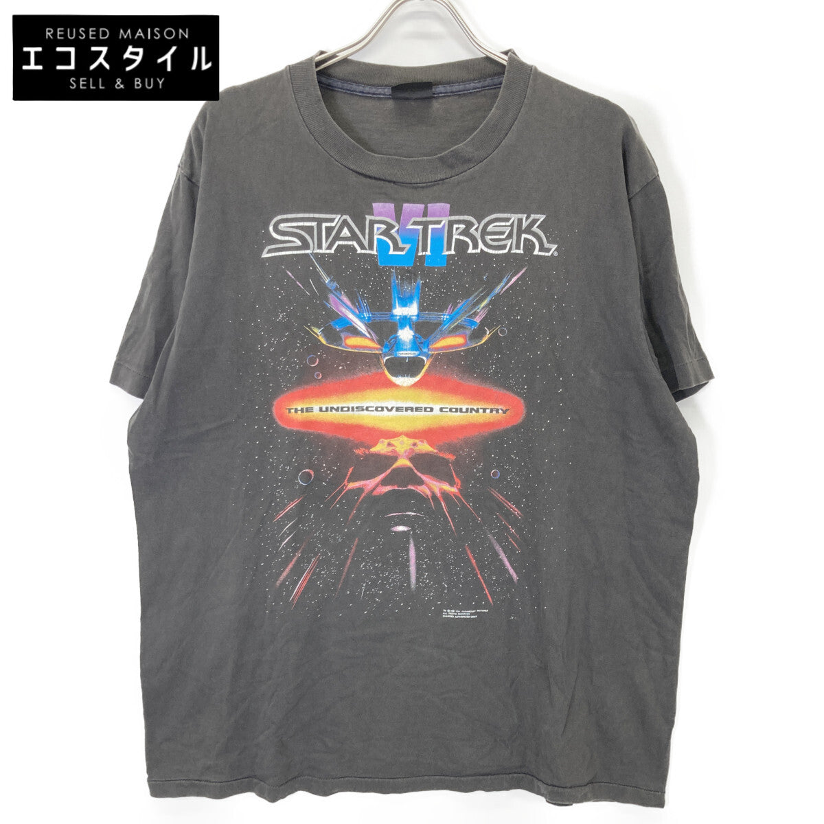 VINTAGE ヴィンテージ 【STAR TREK】90s ﾌﾞﾗｯｸ ｳﾞｨﾝﾃｰｼﾞ Tｼｬﾂ トップス XL