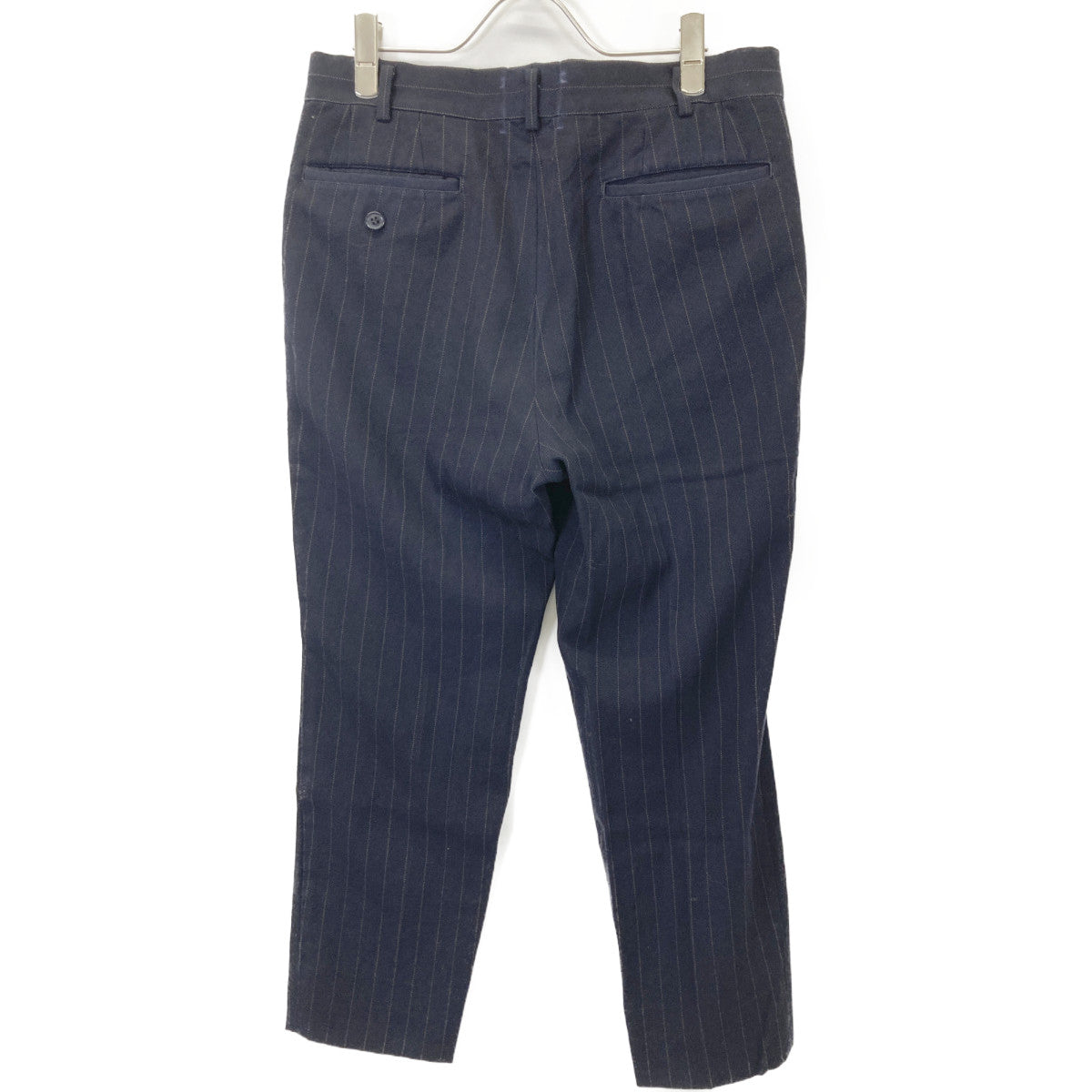 COMMEdesGARCONS HOMME DEUX コムデギャルソンオムドゥ DP-P035 ﾈｲﾋﾞｰ ｽﾄﾗｲﾌﾟ ｽﾗｯｸｽ ボトムス XS