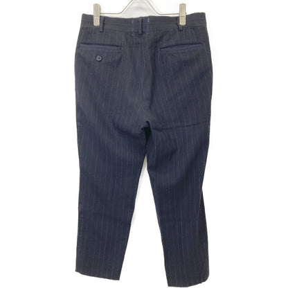 COMMEdesGARCONS HOMME DEUX コムデギャルソンオムドゥ DP-P035 ﾈｲﾋﾞｰ ｽﾄﾗｲﾌﾟ ｽﾗｯｸｽ ボトムス XS