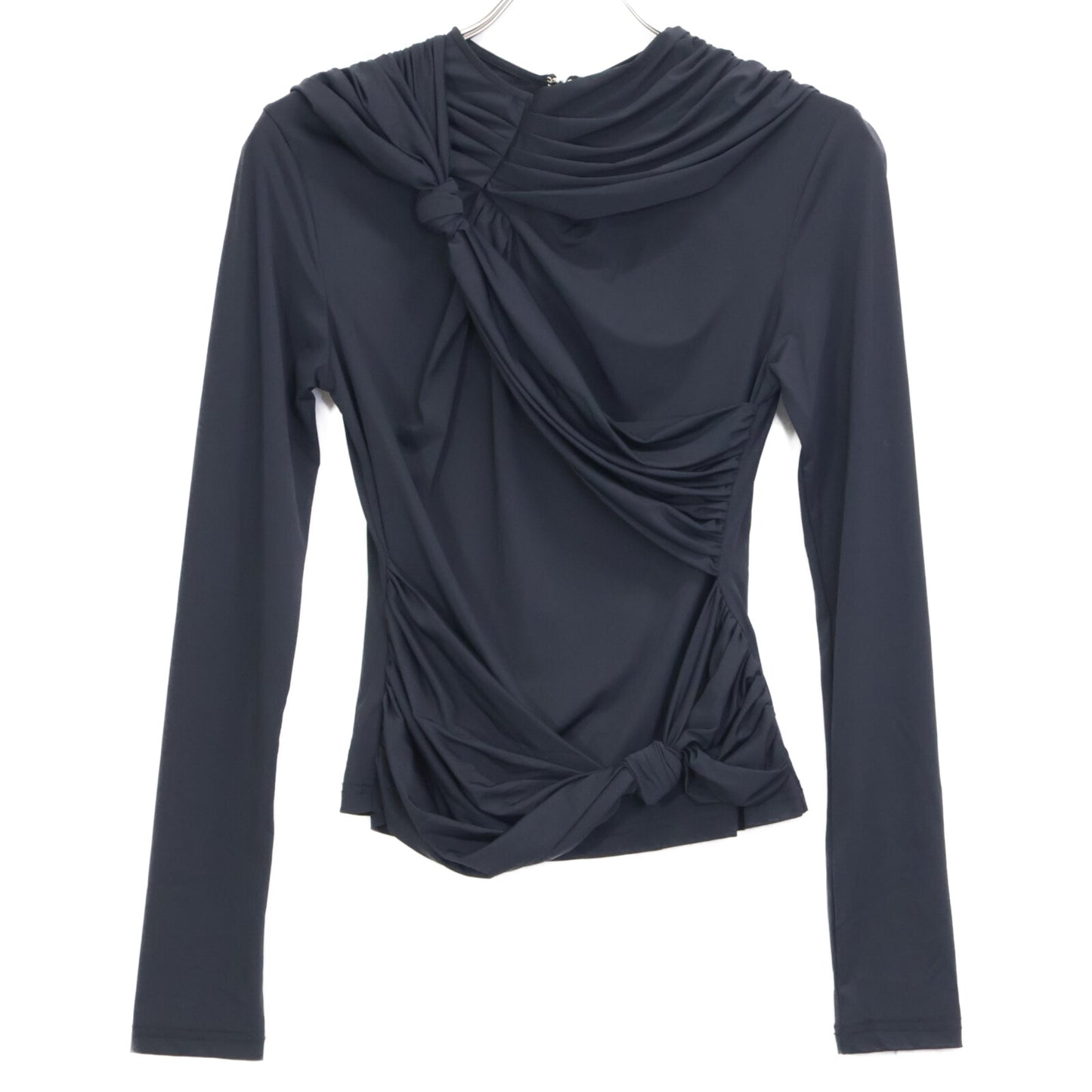 6 ROKU ロク ﾌﾞﾗｯｸ ｶｯﾄｿｰﾄｯﾌﾟｽ R0CA277 トップス S