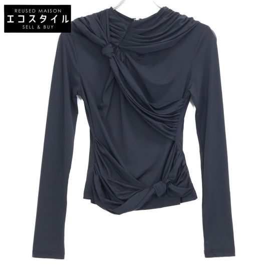 6 ROKU ロク ﾌﾞﾗｯｸ ｶｯﾄｿｰﾄｯﾌﾟｽ R0CA277 トップス S