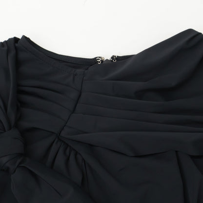 6 ROKU ロク ﾌﾞﾗｯｸ ｶｯﾄｿｰﾄｯﾌﾟｽ R0CA277 トップス S