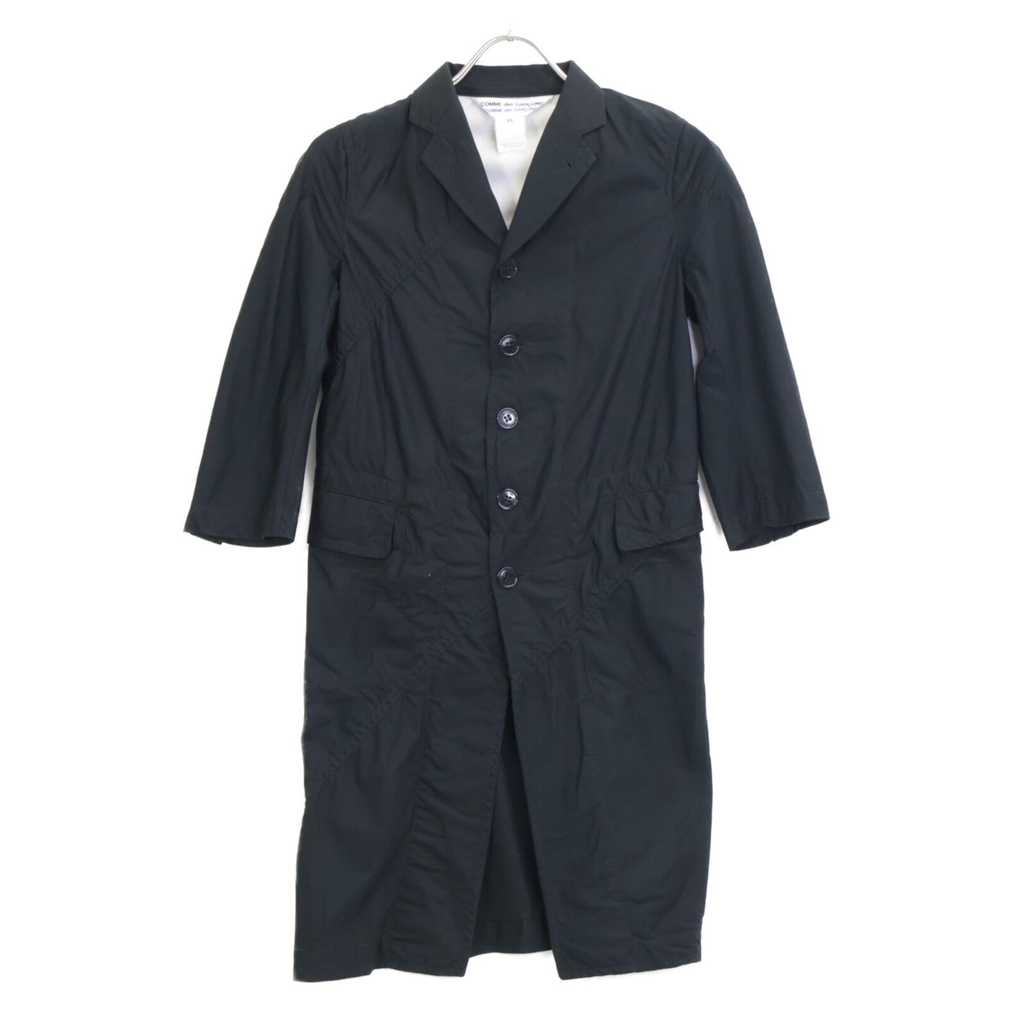 COMMEdesGARCONS COMMEdesGARCONS コムデギャルソンコムデギャルソン（コムコム） S13J005 ｼｮｯﾌﾟｺｰﾄ ﾌﾞﾗｯｸ ジャケット XS