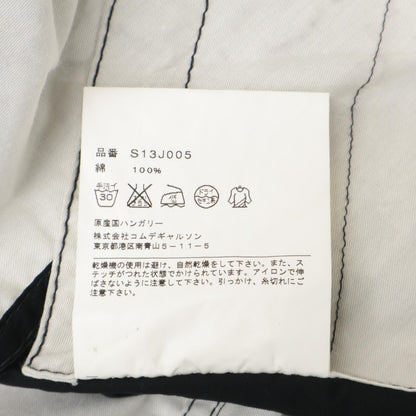 COMMEdesGARCONS COMMEdesGARCONS コムデギャルソンコムデギャルソン（コムコム） S13J005 ｼｮｯﾌﾟｺｰﾄ ﾌﾞﾗｯｸ ジャケット XS