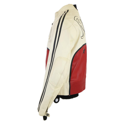 Yohji Yamamoto POUR HOMME ヨウジヤマモトプールオム ｘDAINESEダイネーゼ プロテクターライナー付 レーシング ジャケット 50