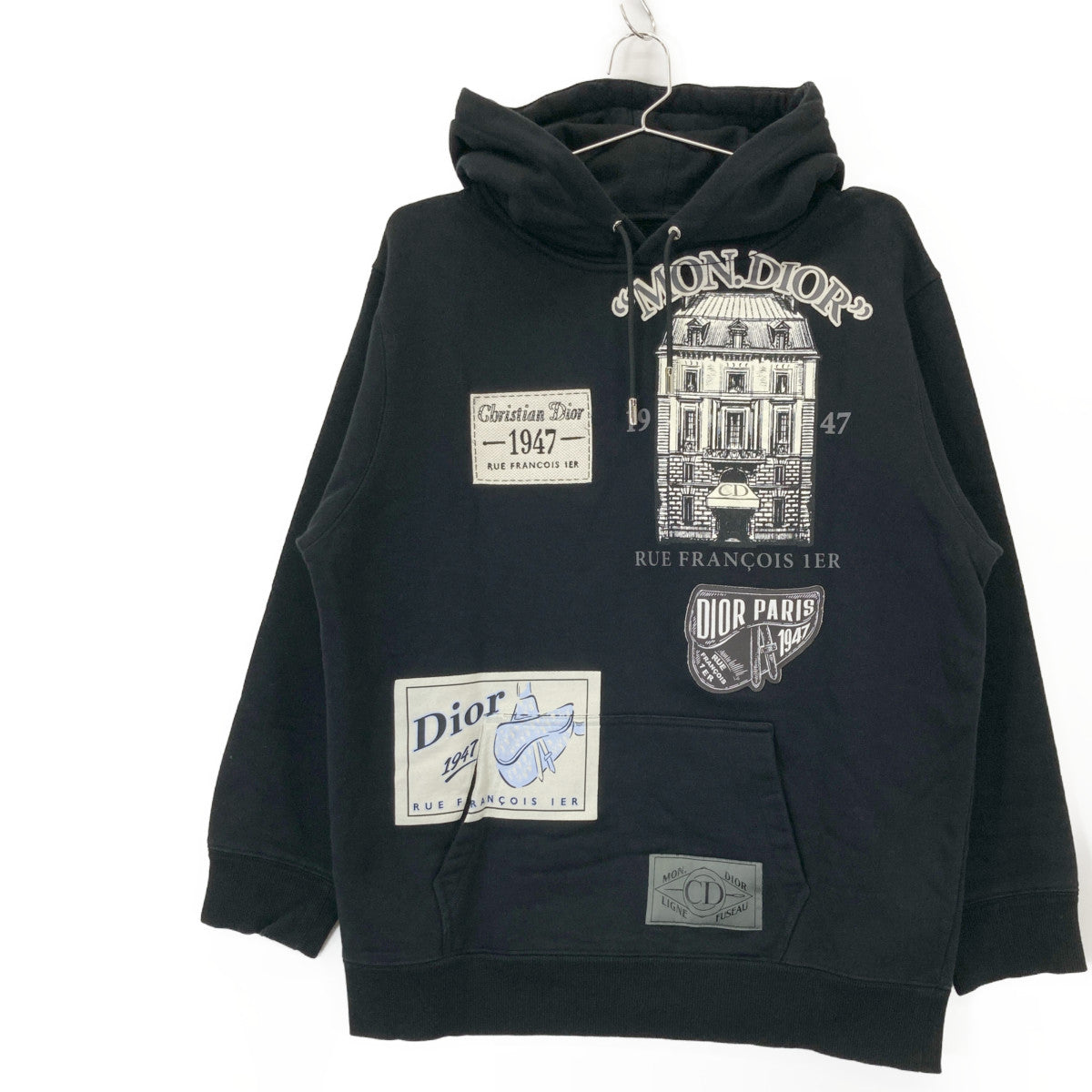 DIOR ディオール 013J605B0531 20SS ｱｰｶｲﾌﾞﾊﾟｯﾁ ﾌﾟﾙｵｰﾊﾞｰﾊﾟｰｶｰ トップス M