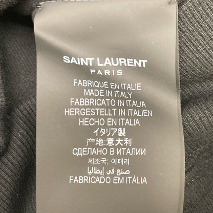 Yves Saint-Laurent イヴサンローラン 23ss 720944 ｸﾞﾘｯﾀｰﾛｺﾞ ｽｳｪｯﾄﾄﾚｰﾅｰ トップス S