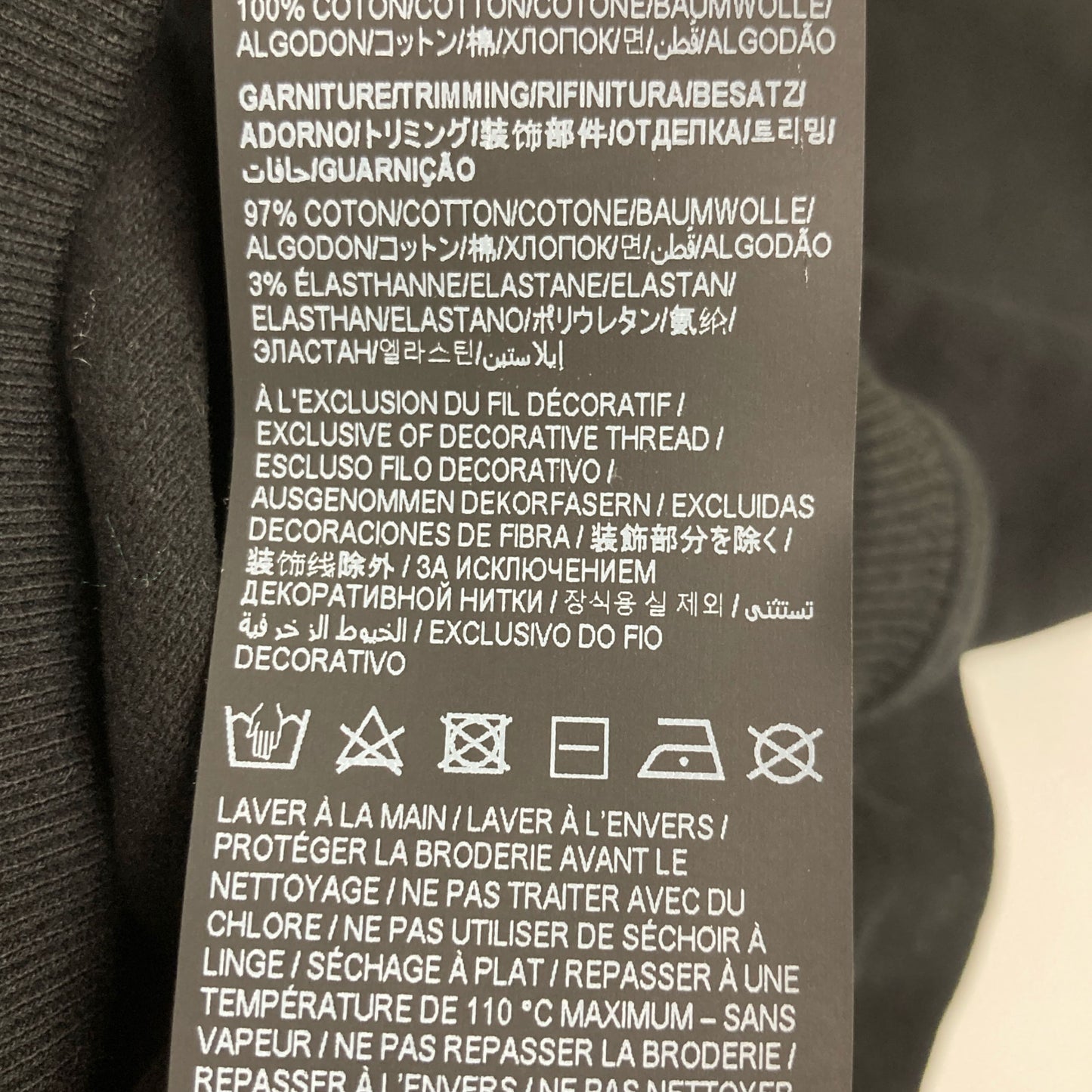 Yves Saint-Laurent イヴサンローラン 23ss 720944 ｸﾞﾘｯﾀｰﾛｺﾞ ｽｳｪｯﾄﾄﾚｰﾅｰ トップス S