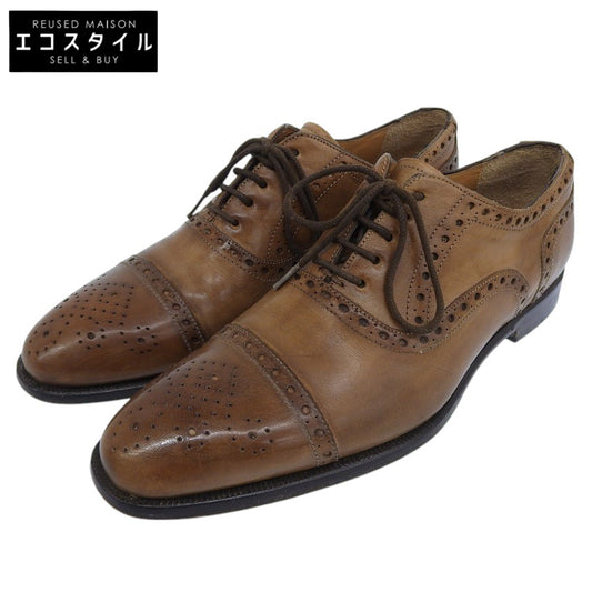 大塚製靴 オオツカセイカ レザー メダリオン ストレートチップ ドレスシューズ メンズ キャメル 40 OT-I7006 シューズ 40