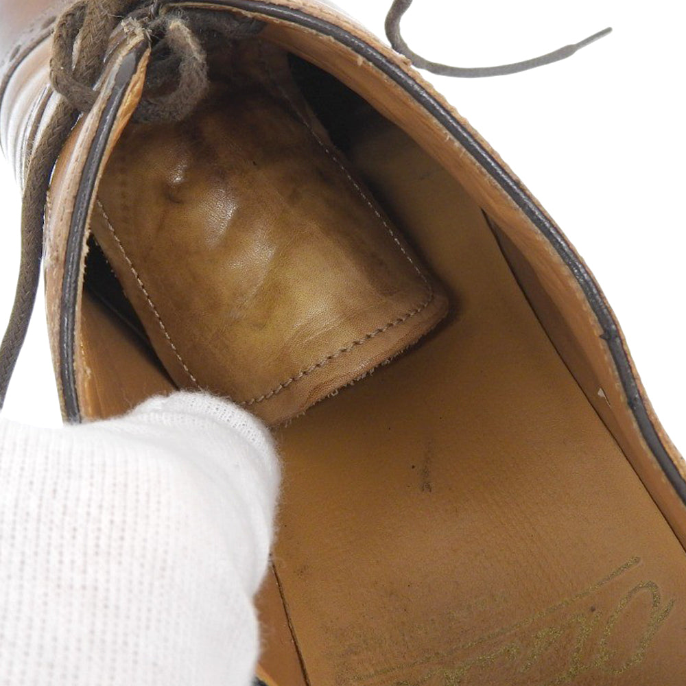 大塚製靴 オオツカセイカ レザー メダリオン ストレートチップ ドレスシューズ メンズ キャメル 40 OT-I7006 シューズ 40