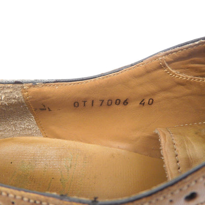 大塚製靴 オオツカセイカ レザー メダリオン ストレートチップ ドレスシューズ メンズ キャメル 40 OT-I7006 シューズ 40