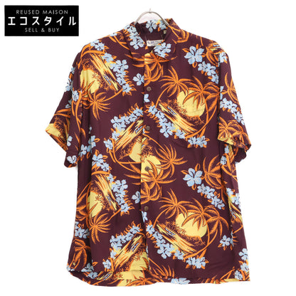 SUN SURF サンサーフ SS35661 FULL MOON 半袖アロハシャツ/ トップス L