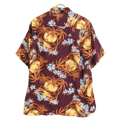 SUN SURF サンサーフ SS35661 FULL MOON 半袖アロハシャツ/ トップス L