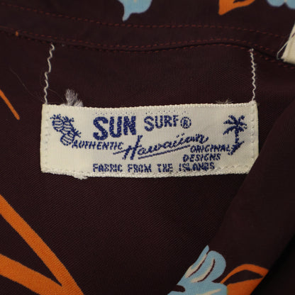 SUN SURF サンサーフ SS35661 FULL MOON 半袖アロハシャツ/ トップス L