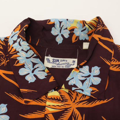 SUN SURF サンサーフ SS35661 FULL MOON 半袖アロハシャツ/ トップス L