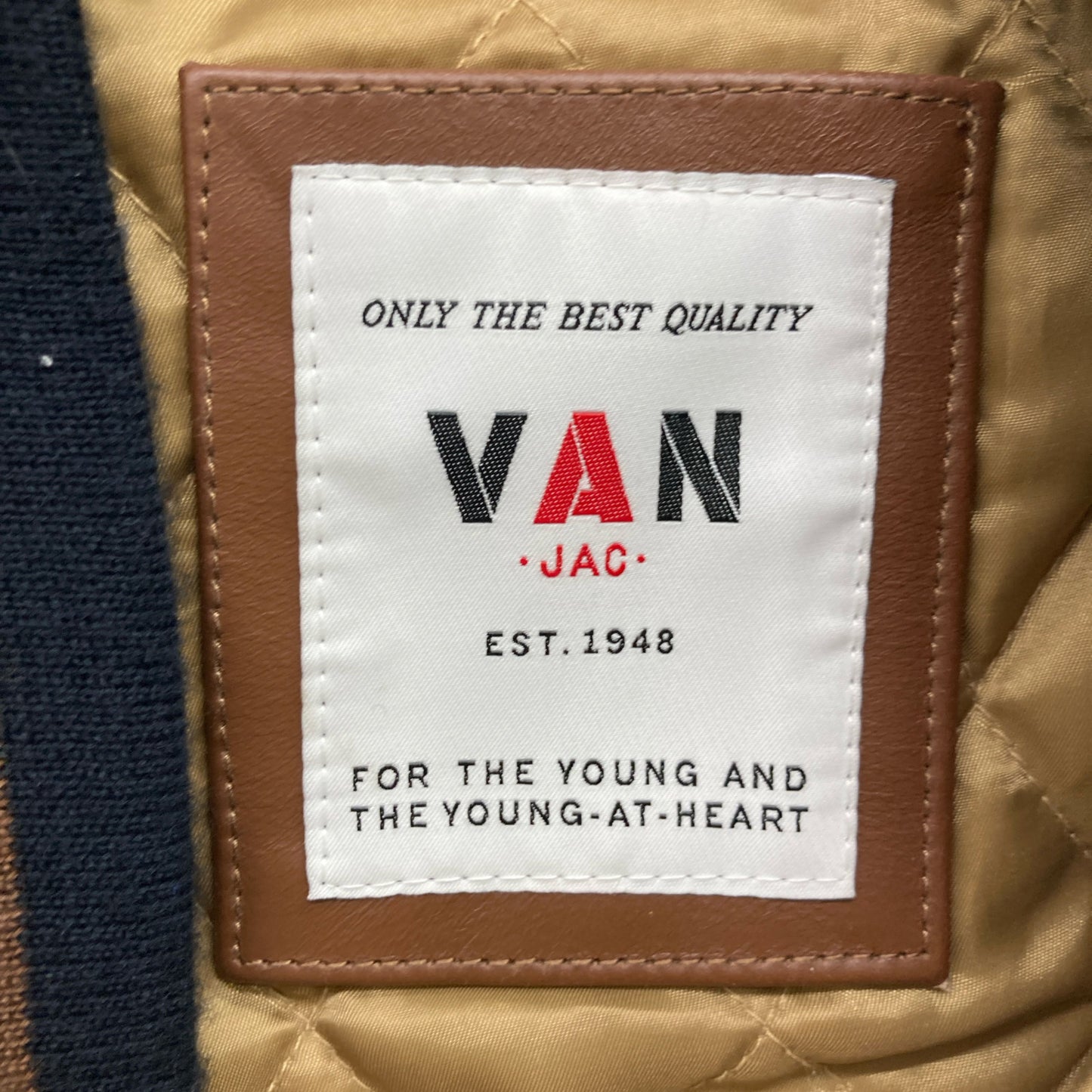 VAN JACKET ヴァンジャケット 2019 ﾈｲﾋﾞｰ×ﾌﾞﾗｳﾝ JW-19502 ﾌﾟﾚﾐｱﾑｽﾀｼﾞｬﾝ ジャケット L
