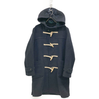 VAN JACKET ヴァンジャケット ﾈｲﾋﾞｰ KW-81504 ｳｰﾙ混 ﾌｰﾄﾞﾛｺﾞ ﾀﾞｯﾌﾙｺｰﾄ コート L