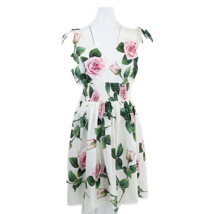 DOLCE&GABBANA ドルチェアンドガッバーナ 【新品/国内正規】F610AT/HS5FZ フラワープリント ノースリーブ ワンピース 50