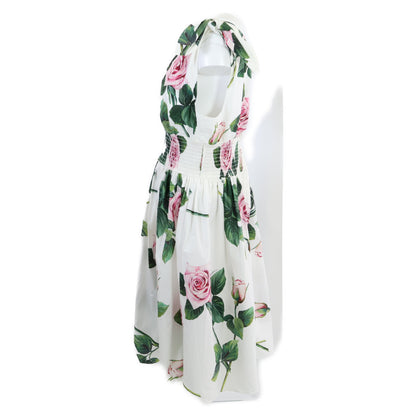 DOLCE&GABBANA ドルチェアンドガッバーナ 【新品/国内正規】F610AT/HS5FZ フラワープリント ノースリーブ ワンピース 50