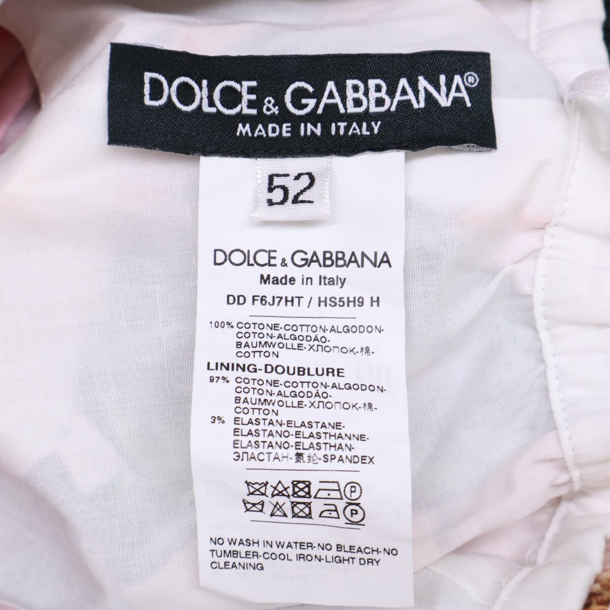 DOLCE&GABBANA ドルチェアンドガッバーナ 【美品/国内正規】F6J7HT/HS5H9 フローラルプリント ノースリーブ ワンピース 52