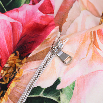 DOLCE&GABBANA ドルチェアンドガッバーナ 【美品/国内正規】F6J7HT/HS5H9 フローラルプリント ノースリーブ ワンピース 52