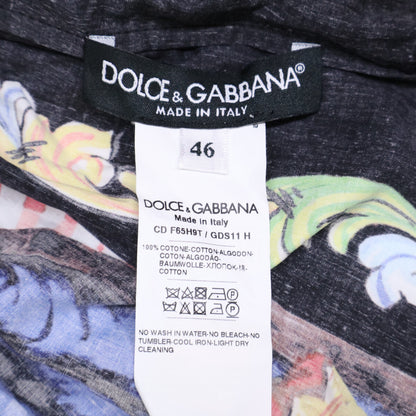 DOLCE&GABBANA ドルチェアンドガッバーナ 【美品/国内正規】F65H9T/GDS11H マヨリカ柄 ワンピース 46