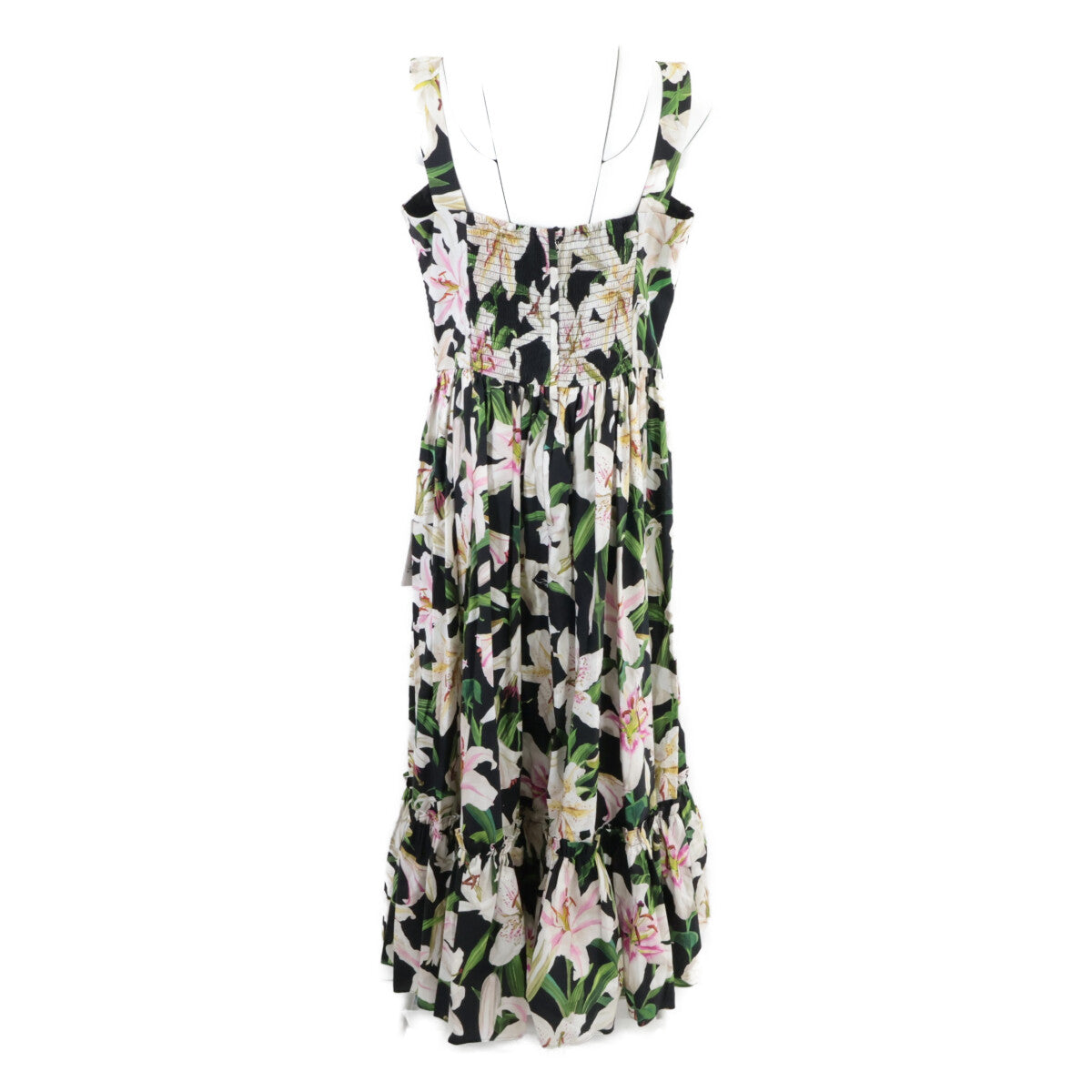 DOLCE&GABBANA ドルチェアンドガッバーナ 【新品/国内正規】F6E3XT HS5EO フローラルプリント ノースリーブ ワンピース 50