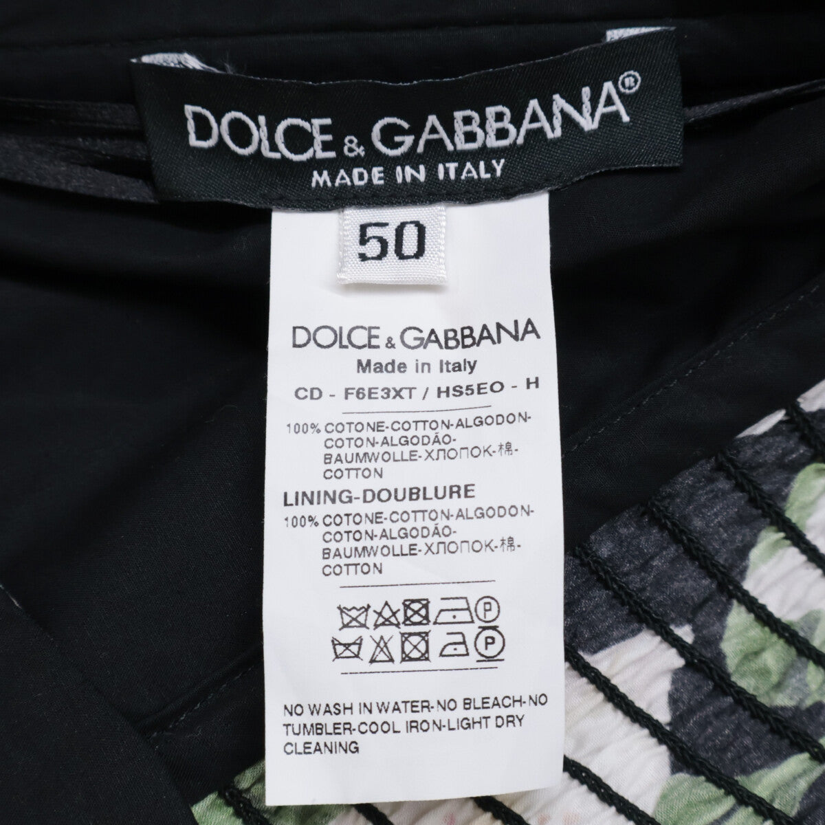 DOLCE&GABBANA ドルチェアンドガッバーナ 【新品/国内正規】F6E3XT HS5EO フローラルプリント ノースリーブ ワンピース 50