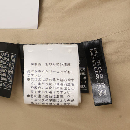 Salvatore Ferragamo サルヴァトーレフェラガモ ﾍﾞﾙﾄ付きﾗﾒ糸ﾂｲｰﾄﾞｼﾞｬｹｯﾄ ジャケット 48