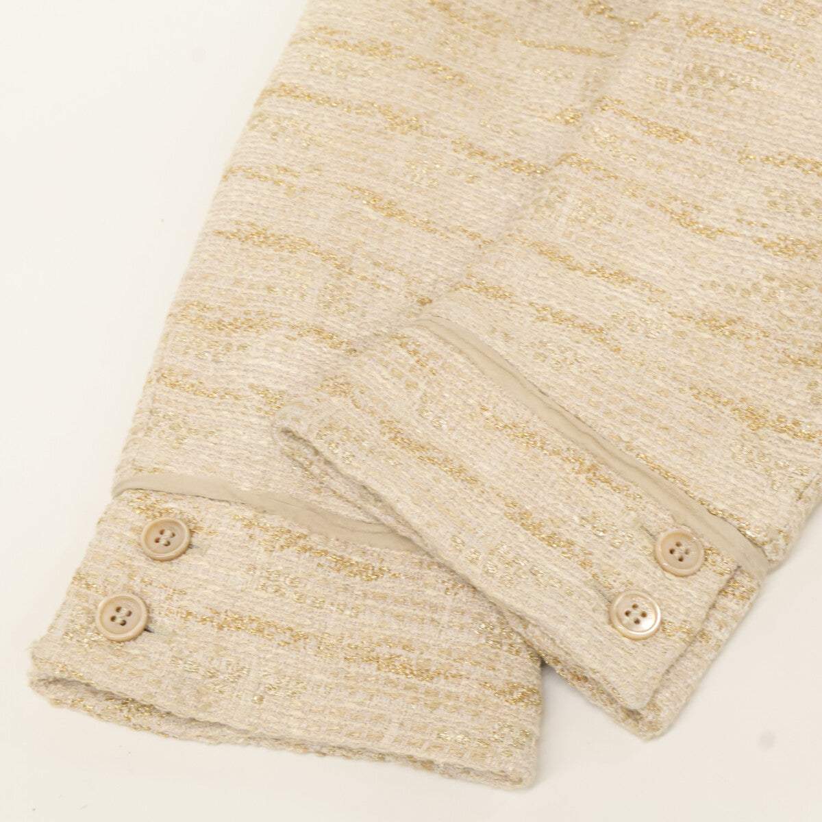 Salvatore Ferragamo サルヴァトーレフェラガモ ﾍﾞﾙﾄ付きﾗﾒ糸ﾂｲｰﾄﾞｼﾞｬｹｯﾄ ジャケット 48