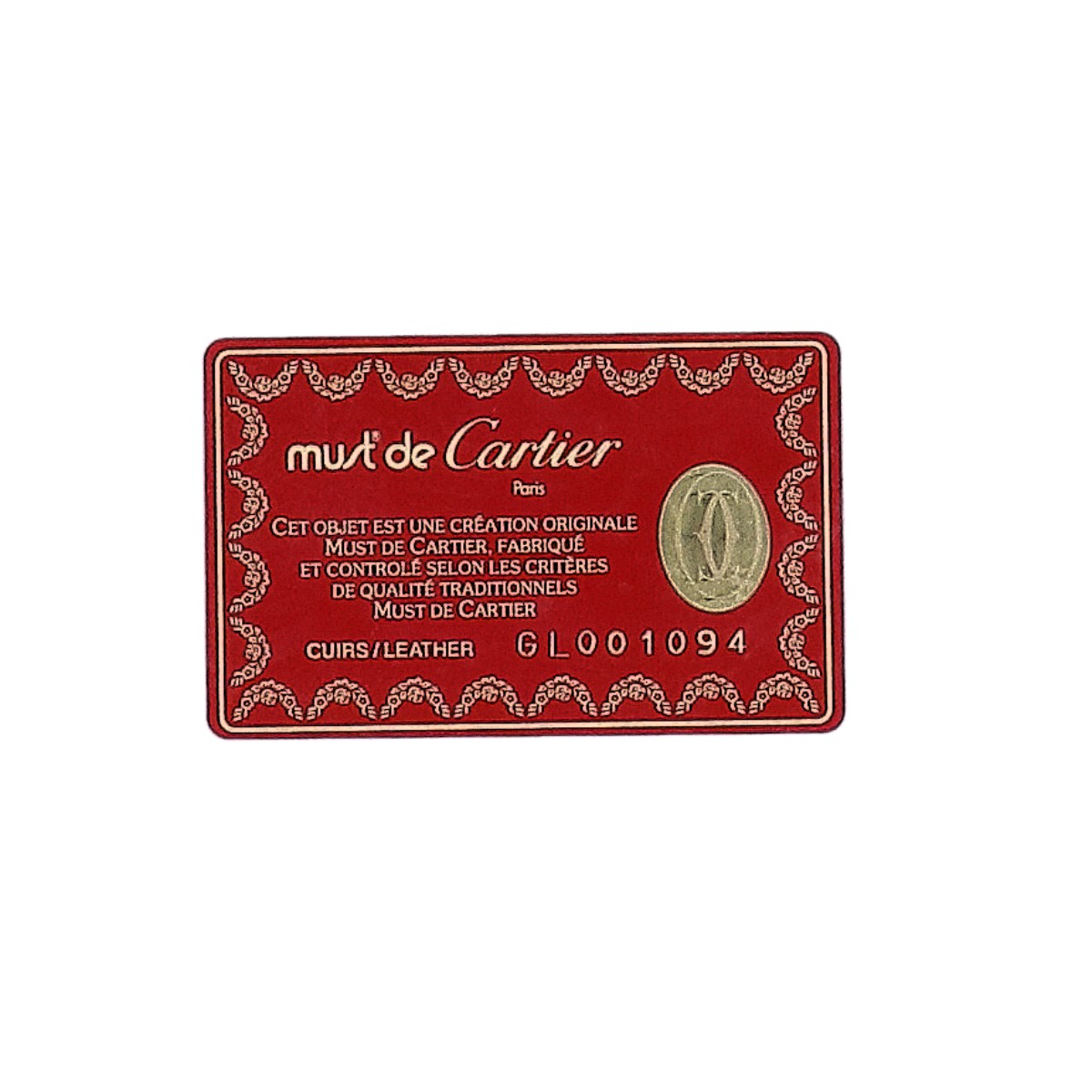 Cartier カルティエ マストライン ターンロック ショルダーバッグ