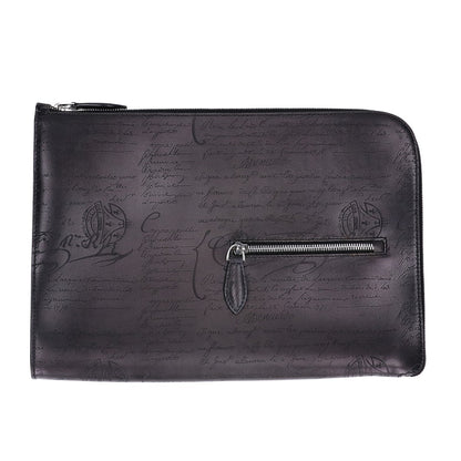 berluti ベルルッティ 【美品】ニノ TGM クラッチ ヴェネチア カーフレザー スクリット セカンドバッグ クラッチバッグ