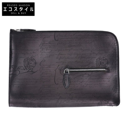 berluti ベルルッティ 【美品】ニノ TGM クラッチ ヴェネチア カーフレザー スクリット セカンドバッグ クラッチバッグ