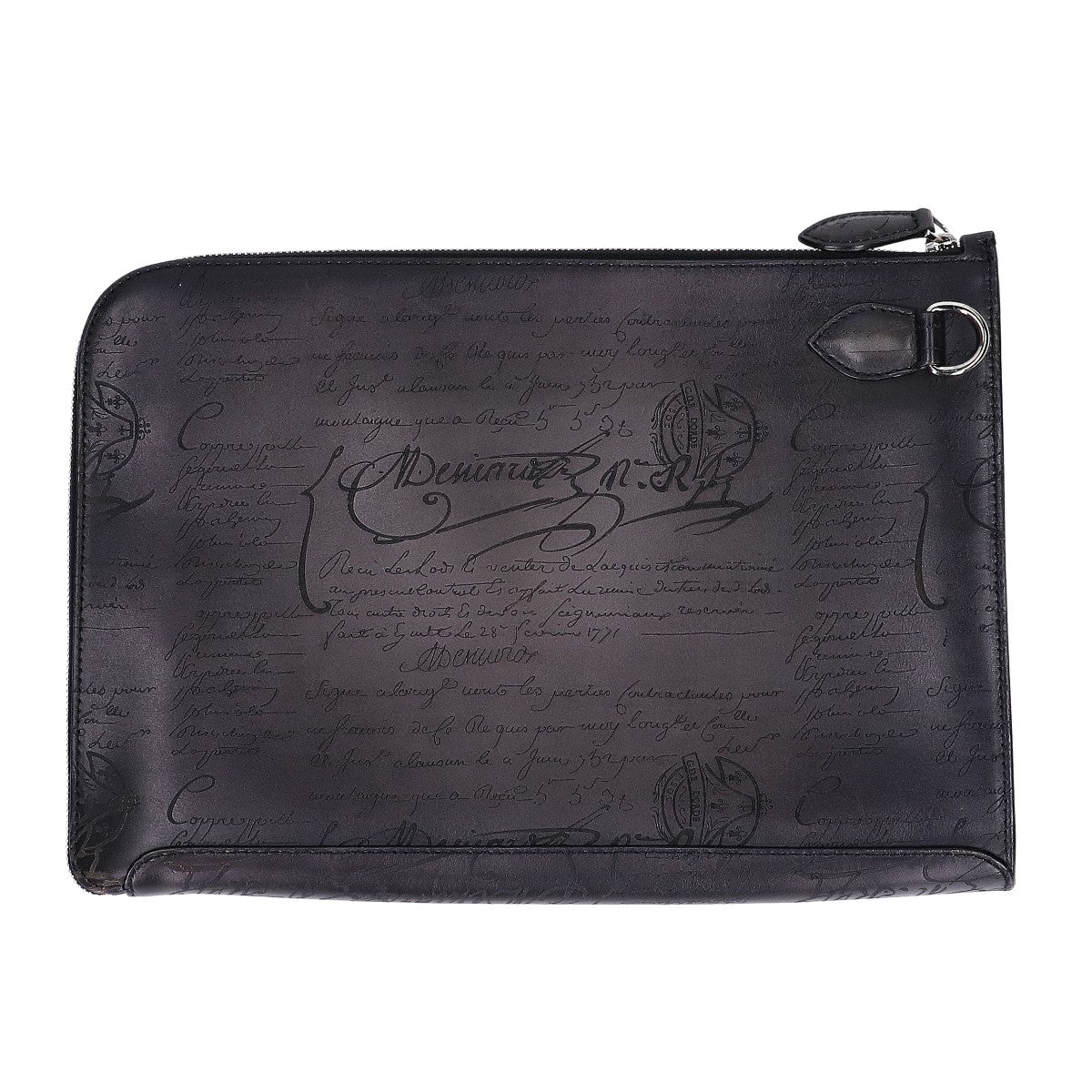 berluti ベルルッティ 【美品】ニノ TGM クラッチ ヴェネチア カーフレザー スクリット セカンドバッグ クラッチバッグ