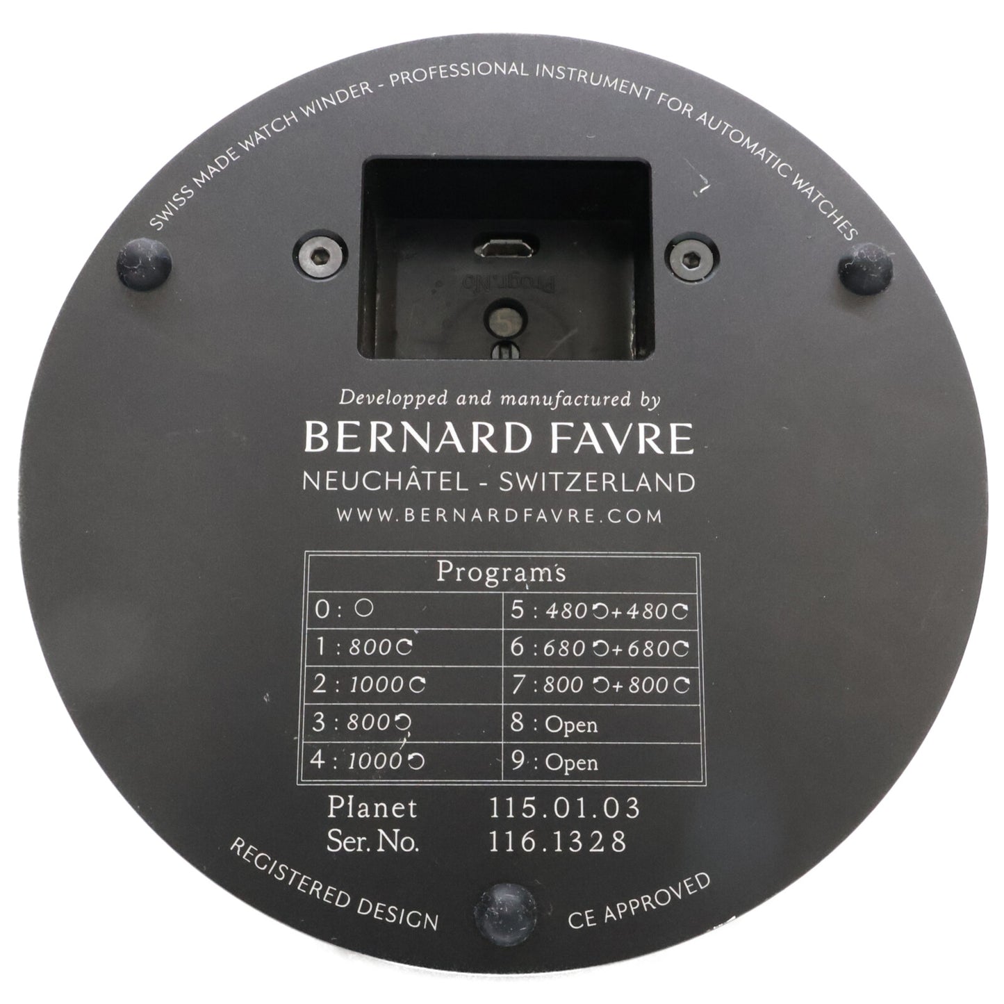 BERNARD FAVRE ベルナールファーブル 【美品】115.01.03 109910 Planet Watch Winder プラネット ウォッチワインダー その他