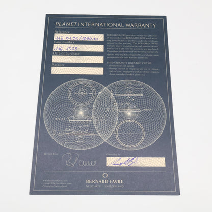 BERNARD FAVRE ベルナールファーブル 【美品】115.01.03 109910 Planet Watch Winder プラネット ウォッチワインダー その他